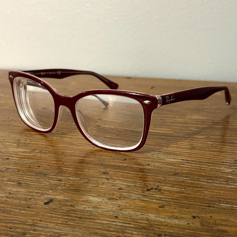 Ray-Ban Optics RB5285-5738 Eyeglasses Polished Bordeaux 53-19-145 FRAMES ONLY